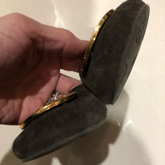 Tory Burch Suede Reva Flats 8.5 - Picture 2 of 6